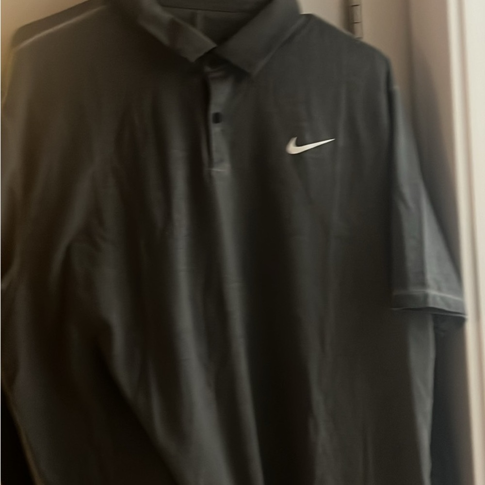 Nike Gray Performance Polo Shirt